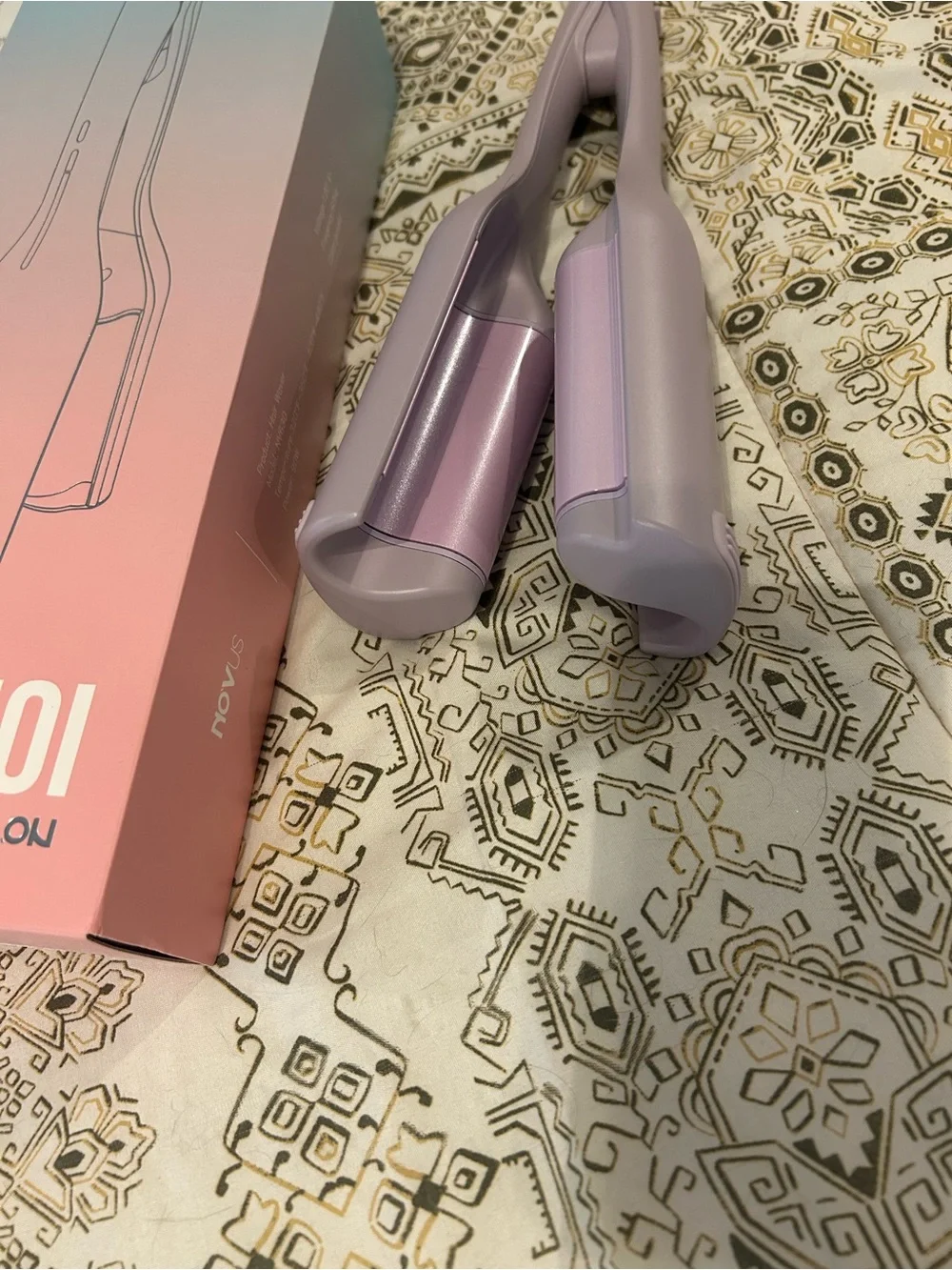 Purple OVUS Hair Straightening Brush